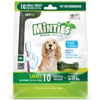 VetIQ Minties Dental Treats for Dogs, Small, 10 Bones