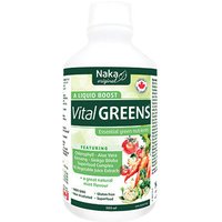 Vital Greens Liquid, Mint Flavor, 500 ml, Naka Herbs & Vitamins Ltd