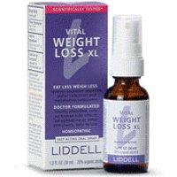 Liddell Vital Weight Loss XL Homeopathic Spray, 1 oz