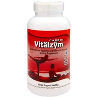 Vitalzym Cardio, Cardiovascular Systemic & Digestive Formula, 300 Vegetarian Capsules, World Nutrition