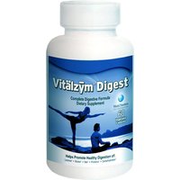 Vitalzym Digest, Complete Digestive Formula, 60 Vegetarian Capsules, World Nutrition