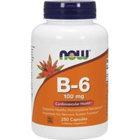 Vitamin B-6 (Vitamin B6) 100mg 250 Caps, NOW Foods