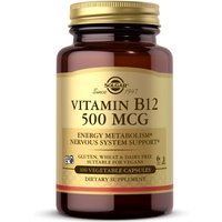 Vitamin B12 500 mcg, 100 Vegetable Capsules, Solgar