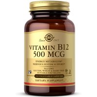Vitamin B12 500 mcg, 250 Vegetable Capsules, Solgar
