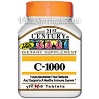 Vitamin C 1000 mg 110 Tablets, 21st Century Health Care