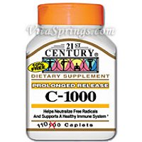 Vitamin C 1000 mg Prolonged Release 110 Tablets, 21st Century Health Care