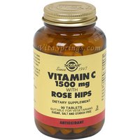 Vitamin C 1500 mg with Rose Hips, 90 Tablets, Solgar
