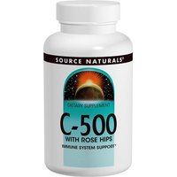 Vitamin C-500 with Rose Hips 500mg 250 tabs from Source Naturals