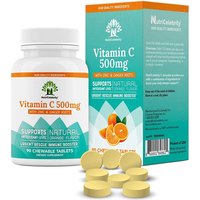 Vitamin C 500 mg, 90 Chewable Tablets, NutriCelebrity