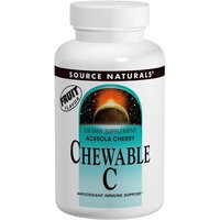 Vitamin C Acerola Chewable w/Bioflavonoids 500mg 100 tabs from Source Naturals