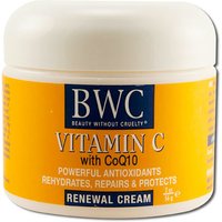Vitamin C with CoQ10 Facial Renewal Cream, 2 oz, Beauty Without Cruelty