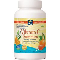 Vitamin C Gummies - Tart Tangerine, 250 mg, 120 Gummies, Nordic Naturals