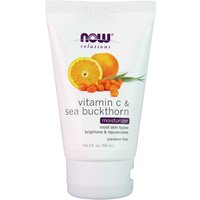 Vitamin C & Sea Buckthorn Moisturizer Cream, 2 oz, NOW Foods