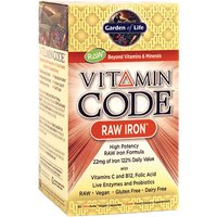 Vitamin Code, Raw Iron, 30 Veggie Caps, Garden of Life