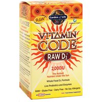 Vitamin Code, Raw D3, 2,000 IU, 60 Capsules, Garden of Life
