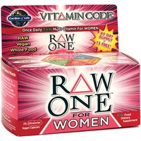 Vitamin Code, Raw One for Women, Whole Food Multi-Vitamin, 75 Vegan Caps, Garden of Life