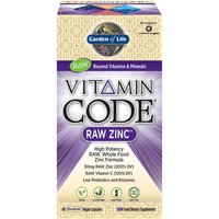 Vitamin Code RAW Zinc, High Potency Whole Food, 60 Vegan Capsules, Garden of Life