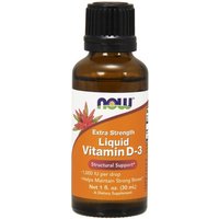 Vitamin D-3 Liquid Extra Strength, 1 oz, NOW Foods