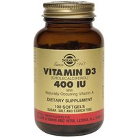 Vitamin D 400 IU (Cholecalciferol), 250 Softgels, Solgar