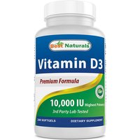 Vitamin D3 10000 IU, 240 Softgels, Best Naturals