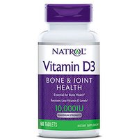 Vitamin D3 10000 IU, 60 Tablets, Natrol