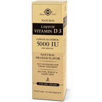 Liquid Vitamin D3 5,000 IU - Natural Orange Flavor, 2 oz, Solgar
