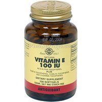 Vitamin E 100 IU Mixed (100 IU d-Alpha Tocopherols & Mixed Tocopherols), 100 Softgels, Solgar