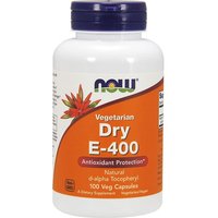 Vitamin E 400 IU Dry 100 Caps, NOW Foods