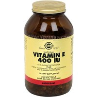 Vitamin E 400 IU Mixed (400 IU d-Alpha Tocopherols & Mixed Tocopherols), 250 Softgels, Solgar