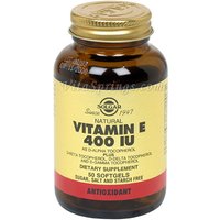 Vitamin E 400 IU Mixed (400 IU d-Alpha Tocopherols & Mixed Tocopherols), 50 Softgels, Solgar
