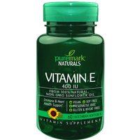 Vitamin E 400 IU, 60 Vegetarian Softgels, PureMark Naturals