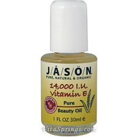 Vitamin E Oil 14,000 IU Pure Beauty Oil 1 oz, Jason Natural