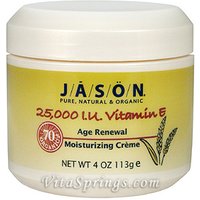 Vitamin E Cream 25,000 IU 4 oz, Jason Natural