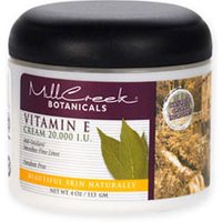 Vitamin E Cream 20,000 IU, 4 oz, Mill Creek Botanicals