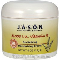 Vitamin E Cream 5000 IU 4 oz, Jason Natural