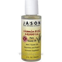 Vitamin E Oil 45,000 IU Pure Beauty Oil 2 oz, Jason Natural