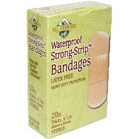 Waterproof Strong Strip Bandages 1 Inch, 20 pc, All Terrain