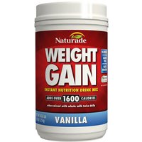 Weight Gain Powder, Vanilla, Value Size, 38.94 oz, Naturade