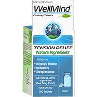 WellMind Calming Tablets, Tension Relief, 100 Tablets, MediNatura