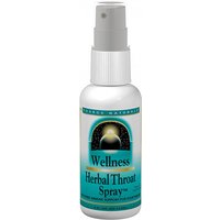 Wellness Herbal Throat Spray, 1 oz, Source Naturals