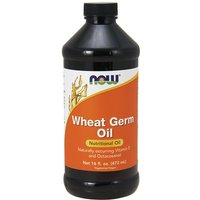 Wheat Germ Oil Liquid, Expeller Pressed Vegetarian 16 oz from NOW Foods