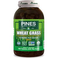 Wheat Grass 500mg 500 tablets from Pines International