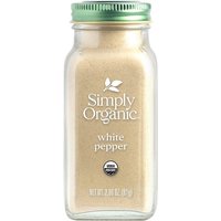 White Pepper, Fine Grind, 2.86 oz, Simply Organic