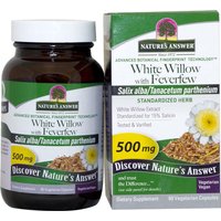 White Willow with Feverfew Extract, 60 Vegetarian Capsules, Natures Answer