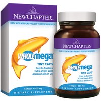 Wholemega Fish Oil 500 mg, 90 Softgels, New Chapter