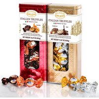 Witors Delicia Italian Chocolate Truffles, Holiday Gift Pack, 15.87 oz x 2 Tins