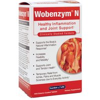 Wobenzym N, 400 Enteric-Coated Tablets, Garden of Life