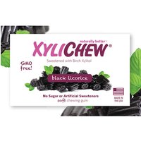 XyliChew Sugar Free Chewing Gum, Licorice, 60 Pieces