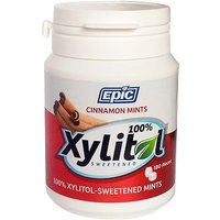Xylitol Cinnamon Mints, 180 Pieces/Bottle, Epic Dental (Epic Xylitol)