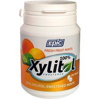 Xylitol Mints, Fresh Fruit, 180 Pieces/Bottle, Epic Dental (Epic Xylitol)